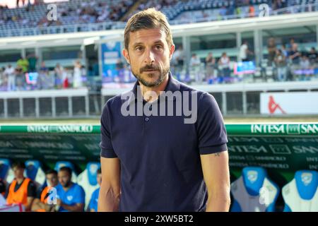 Alessio Dionisi Cheftrainer des Palermo FC während des italienischen Fußballspiels der Serie B zwischen Brescia Calcio FC und Palermo FC in Mar Stockfoto