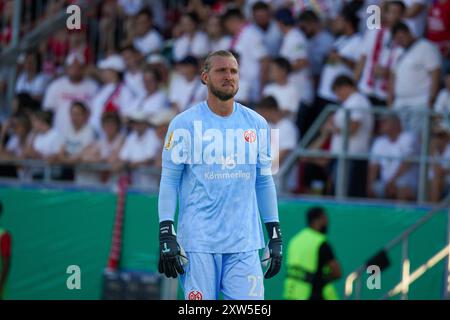 DFB POKAL R1: SV Wehen Wiesbaden vs. FSV Mainz 05, ROBIN ZENTNER. BRITA Arena Stockfoto