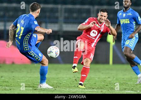 Empoli, Italien. August 2024. AC Monza Spieler Gianluca Caprari während des ersten Fußballspiels der Serie A zwischen Empoli und Monza in der Carlo Castellani - Computer Gross Arena in Empoli, Italien - Samstag, 17. August 2024. Sport - Fußball (Foto AC Monza/LaPresse von Studio Buzzi) Credit: LaPresse/Alamy Live News Stockfoto