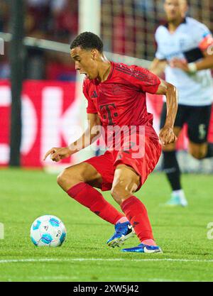 Jamal MUSIALA, FCB 42 im Spiel SSV ULM - FC BAYERN MÜNCHEN 0-4 DFB-Pokal, deutscher Fußball-Cup, 1.Runde am 16. August 2024 in Ulm. Saison 2024/2025 Fotograf: Peter Schatz - DFB-VORSCHRIFTEN VERBIETEN JEDE VERWENDUNG VON FOTOGRAFIEN als BILDSEQUENZEN und/oder QUASI-VIDEO - Stockfoto