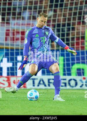 Manuel NEUER, Torhüter FCB 1 im Spiel SSV ULM - FC BAYERN MÜNCHEN 0-4 DFB-Pokal, deutscher Fußball-Cup, 1.Runde am 16. August 2024 in Ulm. Saison 2024/2025 Fotograf: Peter Schatz - DFB-VORSCHRIFTEN VERBIETEN JEDE VERWENDUNG VON FOTOGRAFIEN als BILDSEQUENZEN und/oder QUASI-VIDEO - Stockfoto