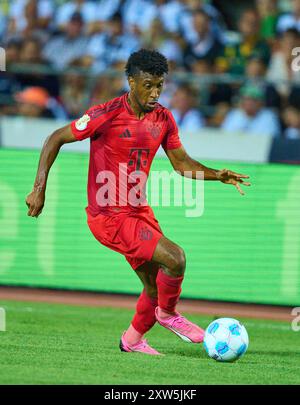 Kingsley Coman, FCB 11 im Spiel SSV ULM - FC BAYERN MÜNCHEN 0-4 DFB-Pokal, deutscher Fußball-Cup, 1.Runde am 16. August 2024 in Ulm. Saison 2024/2025 Fotograf: Peter Schatz - DFB-VORSCHRIFTEN VERBIETEN JEDE VERWENDUNG VON FOTOGRAFIEN als BILDSEQUENZEN und/oder QUASI-VIDEO - Stockfoto