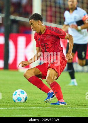 Ulm, Deutschland. August 2024. Jamal MUSIALA, FCB 42 im Spiel SSV ULM - FC BAYERN MÜNCHEN 0-4 DFB-Pokal, deutscher Fußball-Cup, 1.Runde am 16. August 2024 in Ulm. Saison 2024/2025 Fotograf: ddp-Bilder/STAR-Bilder - DFB-VORSCHRIFTEN VERBIETEN JEDE VERWENDUNG VON FOTOGRAFIEN als BILDSEQUENZEN und/oder QUASI-VIDEO - Credit: ddp Media GmbH/Alamy Live News Stockfoto