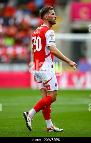 AESSEAL New York Stadium, Rotherham, England - 17. August 2024 Jamie McCart (30) von Rotherham United - während des Spiels Rotherham United gegen Bristol Rovers, Sky Bet League One, 2024/25, AESSEAL New York Stadium, Rotherham, England - 17. August 2024 Credit: Arthur Haigh/WhiteRosePhotos/Alamy Live News Stockfoto