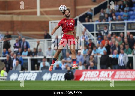 Harry Cardwell von Southend United spielte am Samstag, den 17. August 2024, im Victoria Park in Hartlepool, während des Vanarama National League-Spiels zwischen Hartlepool United und Southend United. (Foto: Mark Fletcher | MI News) Credit: MI News & Sport /Alamy Live News Stockfoto