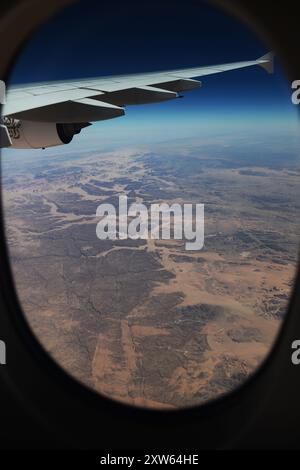 Schöne Wüstenlandschaften in Süd-west-Saudi-Arabien. Stockfoto