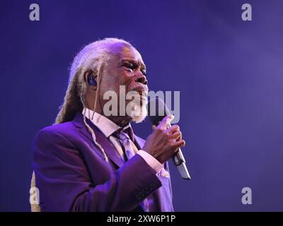 Henley-on-Thames, Großbritannien. August 2024. Billy Ocean tritt auf der Bühne des Rewind South 80s Music Festivals 2024 auf. Quelle: Uwe Deffner/Alamy Live News Stockfoto