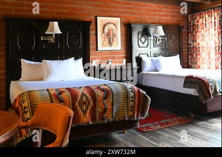 USA. ARIZONA. TUCSON. TANQUE VERDE RANCH. EINE SUITE DER RANCH. Stockfoto