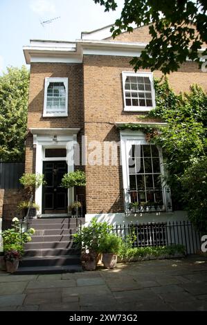 Haus, in dem Billy Fury bis zu seinem Tod lebte, St John's Wood, London, England, Vereinigtes Königreich. Ronald Wycherley (17. April 1940 – 28. Januar 1983), Stockfoto