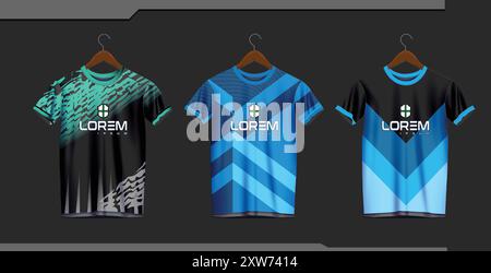 leggings, Tapeten; Outfit Mode, Sportler, Textil, Grunge-Hintergrund, Stoffstruktur, Sportrikot, Fitnessstudio, T-Shirt-Design, hemdschablone, unifor Stock Vektor