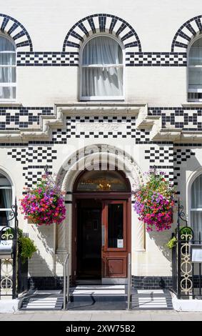 London, Großbritannien. GEM Langham Court Hotel (1901, Architekt: Arthur E. Thompson - ehemals Howard de Walden Nurses Home) 31-35 Langham Street Fitzrovia Stockfoto