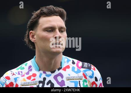 Leeds, Großbritannien. August 2024. Elland Road, Leeds, West Yorkshire, 18. August 2024. Betfred Super League - Magic Weekend Leigh Leopards vs Salford Red Devils Lachlan Lam of Leigh Leopards Credit: Touchlinepics/Alamy Live News Stockfoto