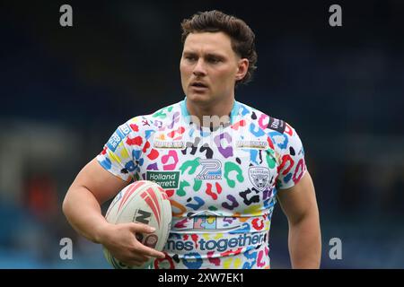 Leeds, Großbritannien. August 2024. Elland Road, Leeds, West Yorkshire, 18. August 2024. Betfred Super League - Magic Weekend Leigh Leopards vs Salford Red Devils Lachlan Lam of Leigh Leopards Credit: Touchlinepics/Alamy Live News Stockfoto