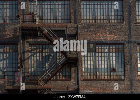 Verlassenes Industriegebäude, Bethlehem, Pennsylvania, USA Stockfoto