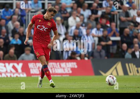 Ollie Kensdale von Southend United während des Vanarama National League-Spiels zwischen Hartlepool United und Southend United am Samstag, den 17. August 2024, im Victoria Park, Hartlepool. (Foto: Mark Fletcher | MI News) Stockfoto