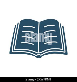 Die Kritzelei-Ikone ist handgezeichnet in minimalistischem Stil. Wissenssymbol Stock Vektor