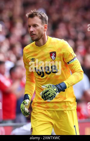 Neto of Bournemouth während des Spiels Nottingham Forest FC gegen Bournemouth FC English Premier League am 17. August 2024 im City Ground, Nottingham, England Stockfoto