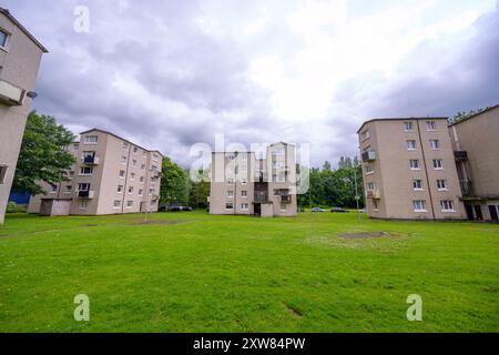 Stadtwohnung im Winning Quadrant Wishaw Stockfoto