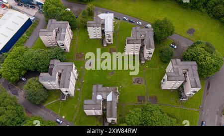 Stadtwohnung im Winning Quadrant Wishaw Stockfoto