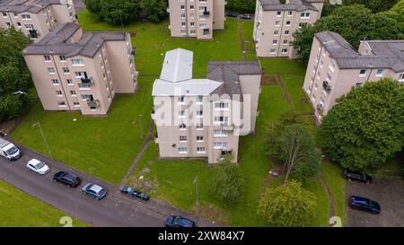 Stadtwohnung im Winning Quadrant Wishaw Stockfoto