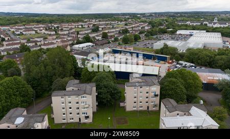 Stadtwohnung im Winning Quadrant Wishaw Stockfoto