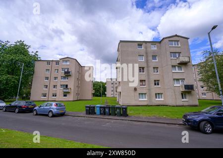 Stadtwohnung im Winning Quadrant Wishaw Stockfoto