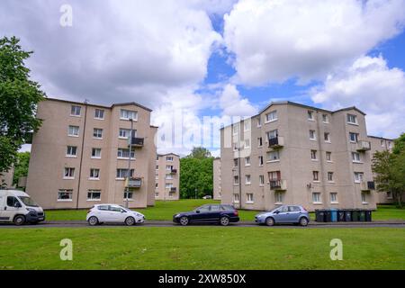 Stadtwohnung im Winning Quadrant Wishaw Stockfoto