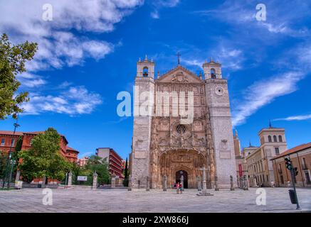 Kirche San Pablo in Valladolid, Castilla y Leon, Spanien. Ehemaliges Dominikanerkloster. Stockfoto