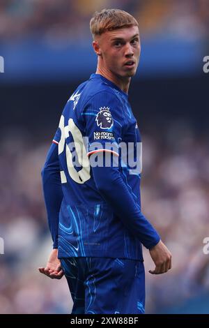 Stamford Bridge, Chelsea, London, Großbritannien. August 2024. Premier League Football, Chelsea gegen Manchester City; Cole Palmer von Chelsea Credit: Action Plus Sports/Alamy Live News Stockfoto