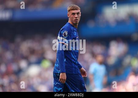 Stamford Bridge, Chelsea, London, Großbritannien. August 2024. Premier League Football, Chelsea gegen Manchester City; Cole Palmer von Chelsea Credit: Action Plus Sports/Alamy Live News Stockfoto