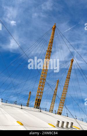 London, England, Großbritannien - 21. Juni 2022: Rod der O2 Arena in London Stockfoto