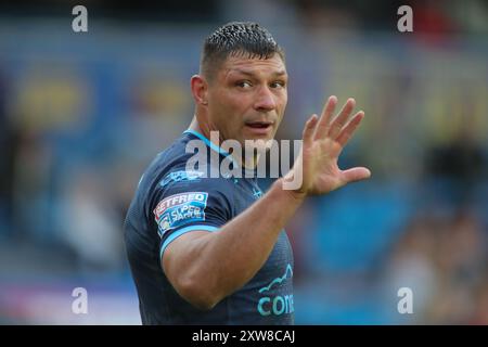 Leeds, Großbritannien. August 2024. Elland Road, Leeds, West Yorkshire, 18. August 2024. Betfred Super League - Magic Weekend Catalan Dragons vs Hull KR Ryan Hall of Hull KR Credit: Touchlinepics/Alamy Live News Stockfoto