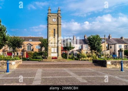 Glockenturm des Kriegsdenkmals, von William Burton, 1925, Amble, Northumberland, England Stockfoto