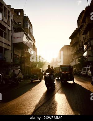 Straßenverkehr Stockfoto