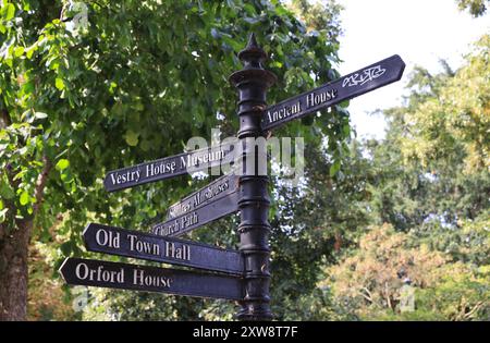 Das historische Herz des Dorfes Walthamstow in London E17, Großbritannien Stockfoto