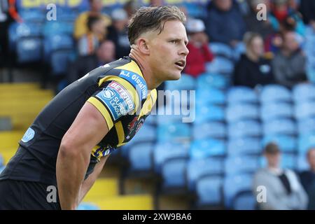 Leeds, Großbritannien. August 2024. Elland Road, Leeds, West Yorkshire, 18. August 2024. Betfred Super League - Magic Weekend Huddersfield Giants vs Castleford Tigers Jacob Miller von Castleford Tigers Credit: Touchlinepics/Alamy Live News Stockfoto