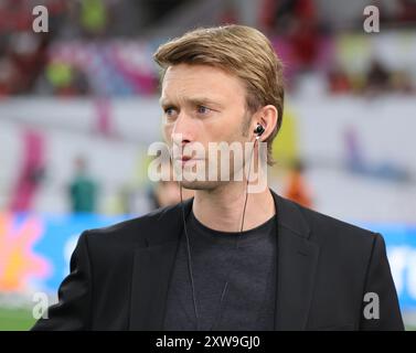 Simon Rolfes (Leverkusen), Leverkusen, Deutschland. August 2024. Supercup, Bayer 04 Leverkusen - VfB Stuttgart. Quelle: Jürgen Schwarz/Alamy Live News Stockfoto