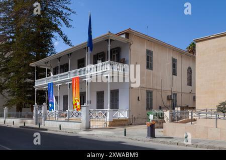 Larnaca, Zypern - 03. März 2024: Das Pierides-Museum ist das älteste private Museum der USA. Stockfoto