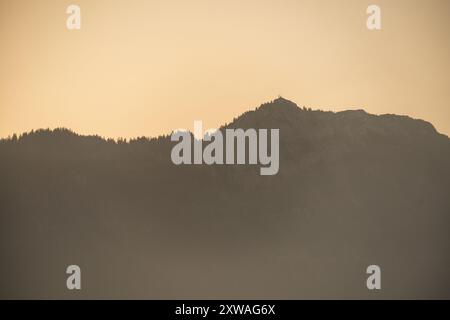 Bayerische Alpen, Deutsche Alpen oder Bayerische Alpen in Bayern Deutschland Stockfoto