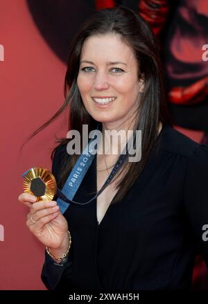 14. August 2024, London, England, UK - Emily Craig bei Alien Romulus UK Gala Screening, Cineworld, Leicester Square Stockfoto