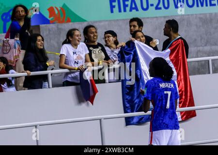 Esther Mbakem Niaro aus Frankreich beim Spiel Frankreich gegen Korea am 17. August 2022 beim FIFA U-20-Frauen-Weltmeisterschaft Costa Rica. (Foto: Martín Fon Stockfoto