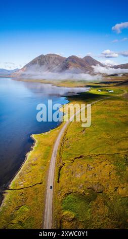 Island Eastfjorde Landschaft Stockfoto