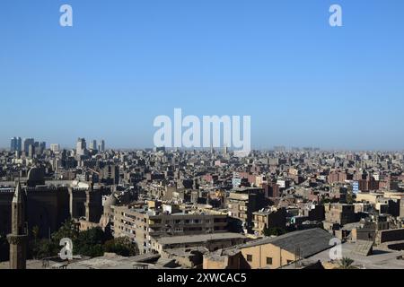 Panoramablick auf Kairo, Ägypten Stockfoto