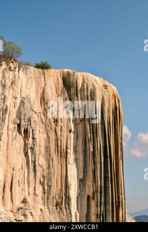 Hierve el Agua, natürliche Poollandschaft in Oaxaca, Mexiko Stockfoto