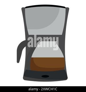 Kaffeemaschine für das Büro. Vektorabbildung. Eps 10. Stock Vektor