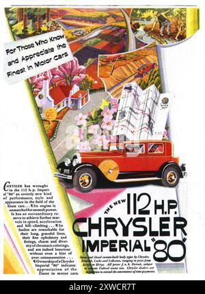 1928 Chrysler Imperial 80 Autokunst Stockfoto