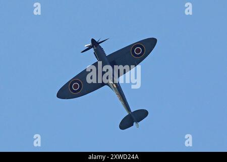 Spitfire auf der Blackpool Airshow - 10. August 2024 Stockfoto