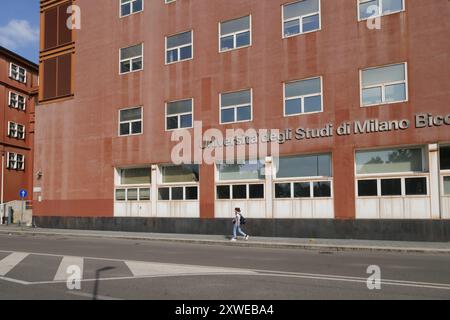 Palace Bicocca Universität Mailand, im Bezirk Bicocca, Lombardei, Italien Stockfoto