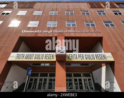 Palace Bicocca Universität Mailand, im Bezirk Bicocca, Lombardei, Italien Stockfoto