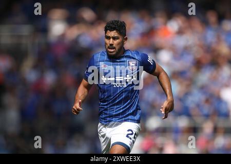 Massimo Luongo von Ipswich Town - Ipswich Town gegen Liverpool, Premier League, Portman Road, Ipswich, Großbritannien - 17. August 2023 nur redaktionelle Verwendung - es gelten Einschränkungen bei DataCo Stockfoto